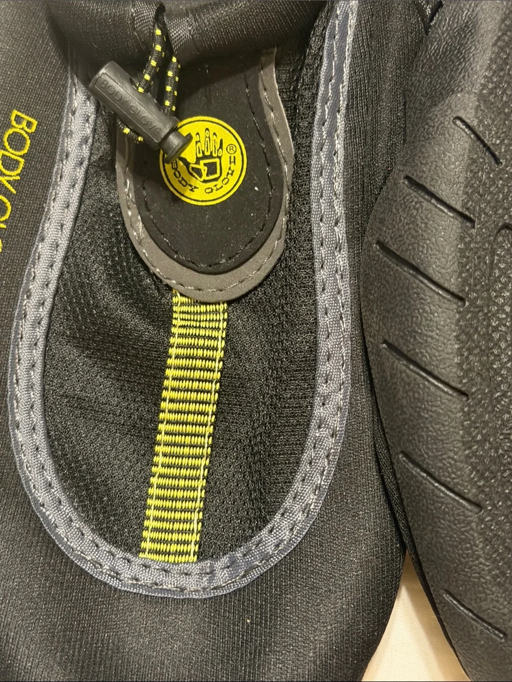 Body Glove Black and Yellow Water Shoes